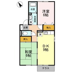 グランドール倉永の物件間取画像